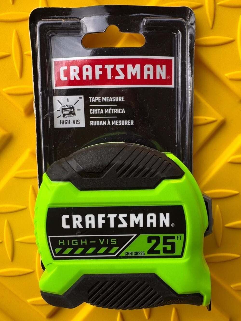CRAFTSMAN HI-VIS 3-Pack 12-ft,16-ft, 25-ft Tape Measure CMHT38333L at Lowes.com,